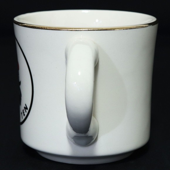 Boy Scouts of America VTG BSA Ceramic Mug Region Ten 10 Gold Rim Coffee Cup - Picture 4 of 6